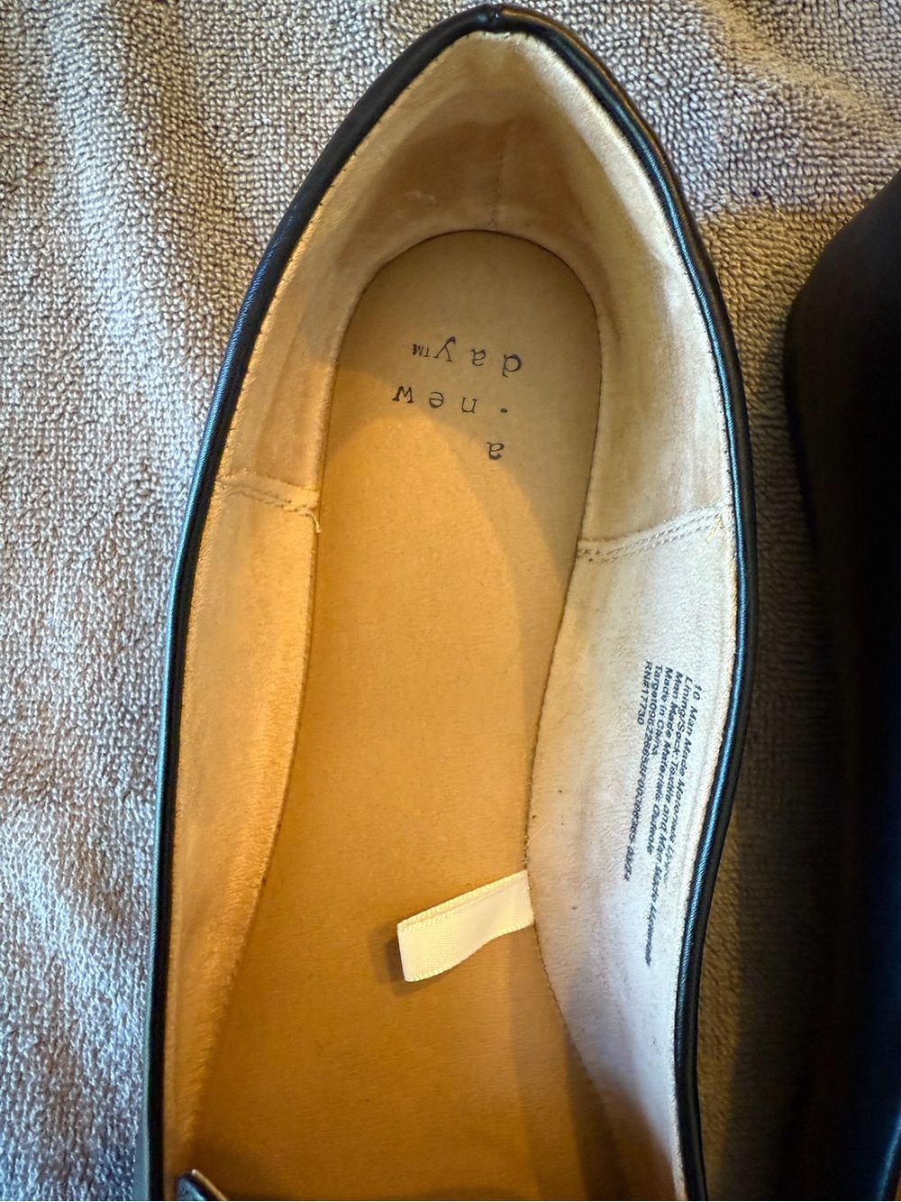 Women’s Pointed Loafers/Flats - Black - Size 10 - Picture 3 of 5